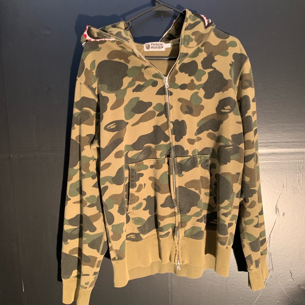 Bape Zip Up Ponr Jacket